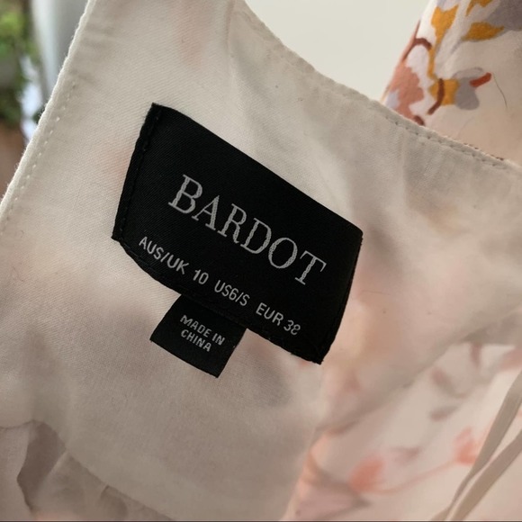 Bardot Floral Flow Tiered Maxi Dress Size S (US 6) - Picture 7 of 10